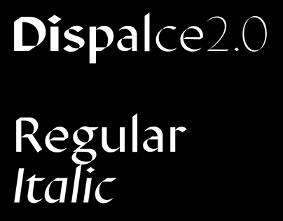 Displace 2.0 Font family