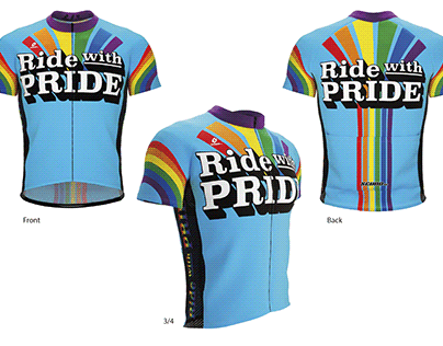 Cycling jersey for Pride Month with ScudoPro