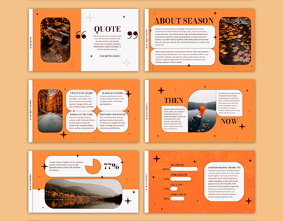 Orange Retro Autumn - free Google Slides Presentation