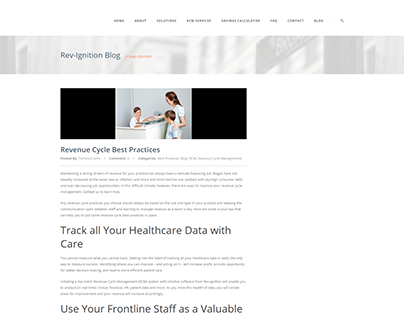 Health data blog