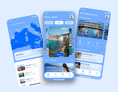 Redesign MSC App | Sea Cruise App | UI-UX