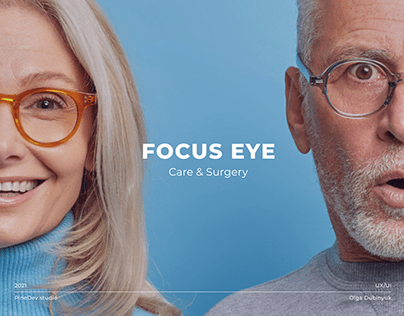 FOCUS EYE care & surgery. Ophthalmology clinic website.