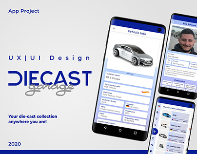 Diecast Garage - UI/UX Design