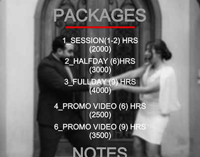 PACKAGES WEDDING