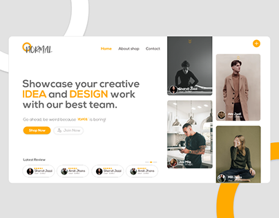 Normal - Showcase website for creative Idea and Design.