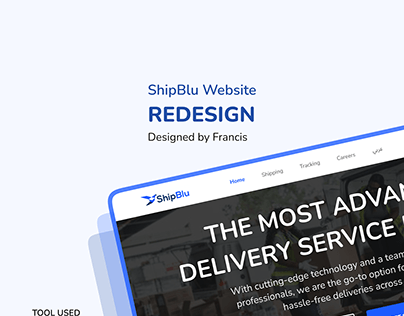 Delivery Service Website Redesign