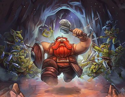 Project thumbnail - Dwarves are natural sprinters... (Illustration)