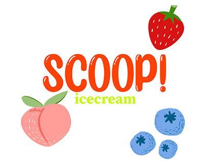 Project thumbnail - Scoop! Icecream Branding