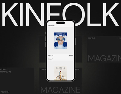 Kinfolk Magazine | E-commerce Redesign