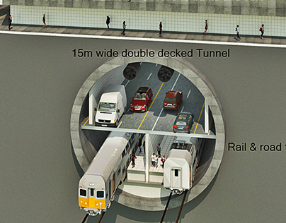 Road and Rail tunnel