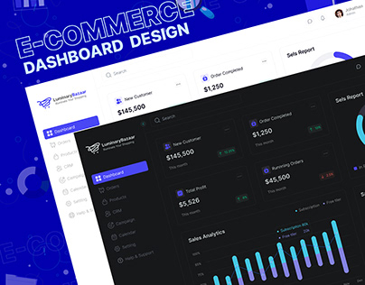 E- Commerce dashboard design