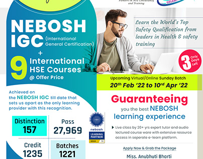 Why do you choose NEBOSH IGC in Health and Safety?