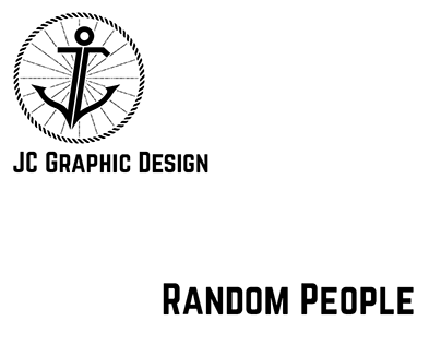 Random graphic work with people.