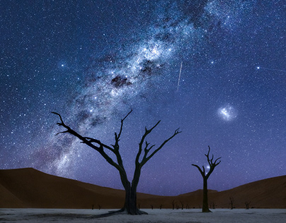 Under the sky of Namibia