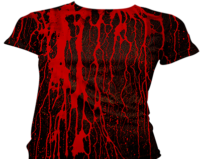 unisex bloddy horror tshirt design