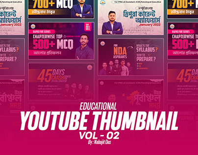 Educational YouTube Thumbnail - Vol 02