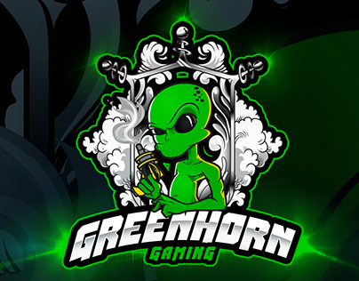 Greenhorn Gaming Cartoon Logo