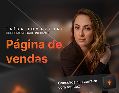 Project thumbnail - Página de Vendas - Taísa Tomazzoni | Advogado Iniciante