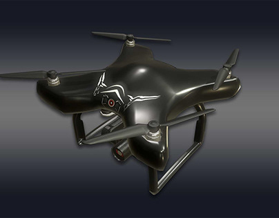 Drone Quadcopter 3D Model