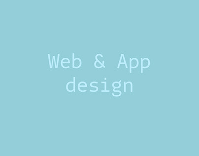 Web & App design