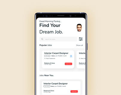 HyreMe Jobs Search UI