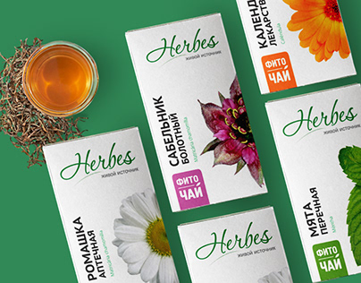 Packaging design for herbal tea