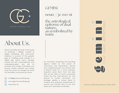 Gemini Consulting Brand Brochure