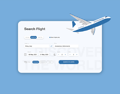 Flight search (Daily ui # 68)