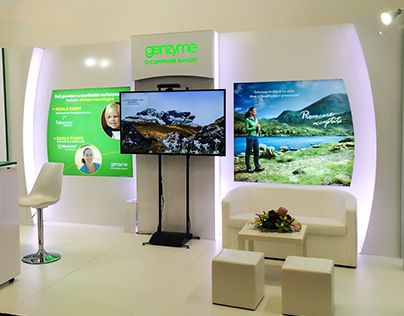Genzyme exhibition stand