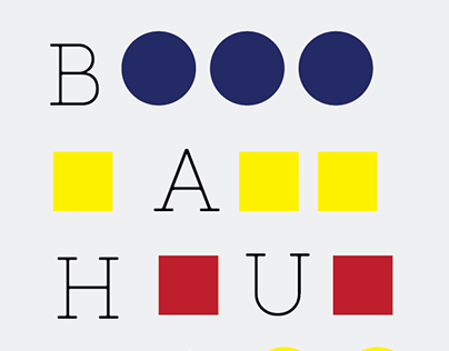 Bauhaus inspired poster