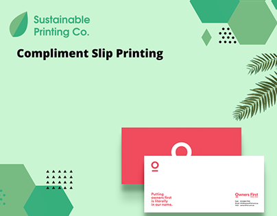 Compliment Slips Printing | Stationary Printing
