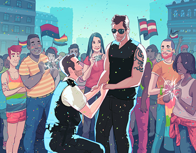 Ricardo Bessa - LGBT Campaign Illustrations