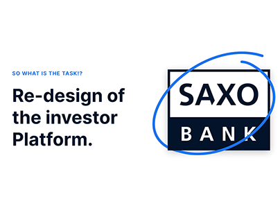 Saxo Investor Re-Design