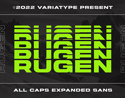 Rugen - All Caps Expanded