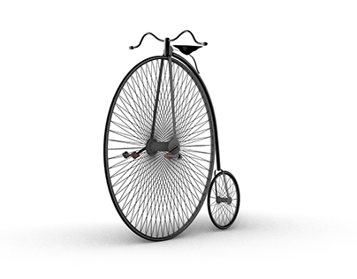 Bicicleta Penny Farthing 1800