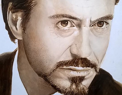 Study For Portrait Of Robert Downey Jr.