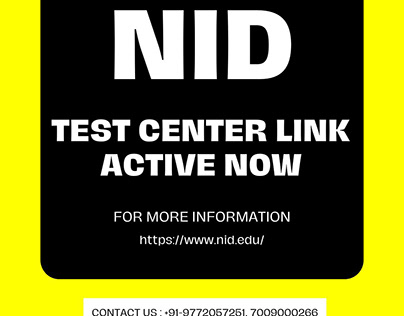NID TEST CENTER LINK ACTIVE NOW