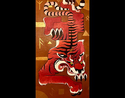 Tiger Acrylic on canvas