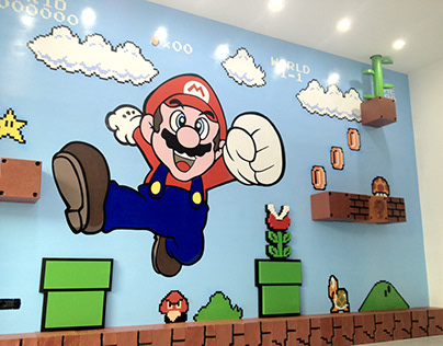 3D Murals Super Mario Bros.