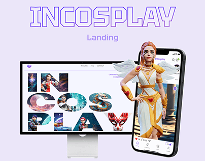 Cosplay project / Landing page