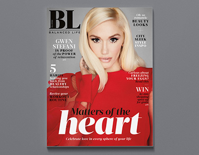 BL (Balanced Life) magazine - redesign
