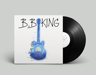 "BB KING" Plak Kapağı Tasarımı