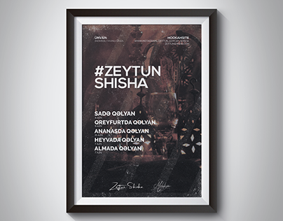 Zeytun Shisha | Wall Design @MiriMehdiyev