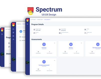 Spectrum education application design