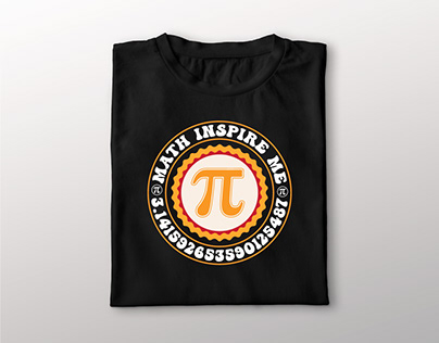 Happy pi day t shirt design print template