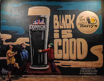 MURAL FOR TOM DICK & HARRY'S (CONNORS STOUT)