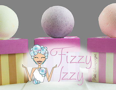 Brand Identity Project: Fizzy Izzy Bath Bombs