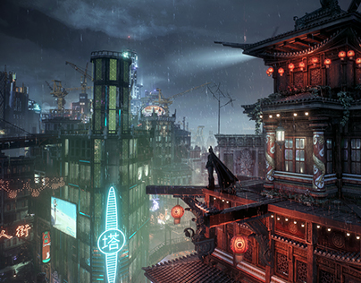 Batman Arkham Knight - China town