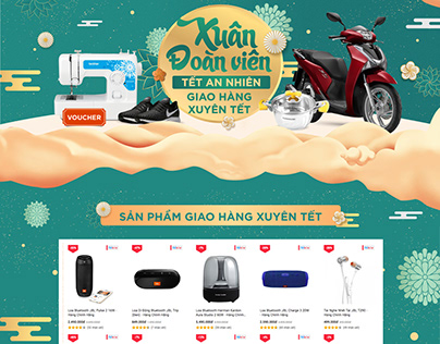 Landing Page "Xuân Đoàn Viên" - Tiki