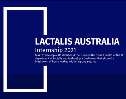 Internship 2021: Lactalis Australia